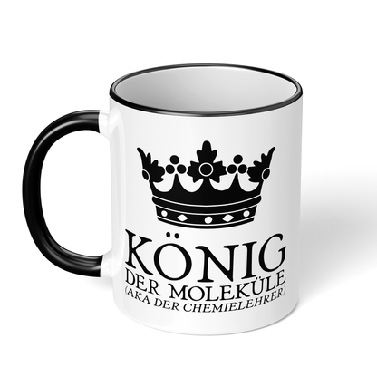 CupHaven® Chemielehrer Tasse - König der Moleküle (aka der Chemielehrer) - Geschenk für Chemielehrer und Chemielehrerinnen