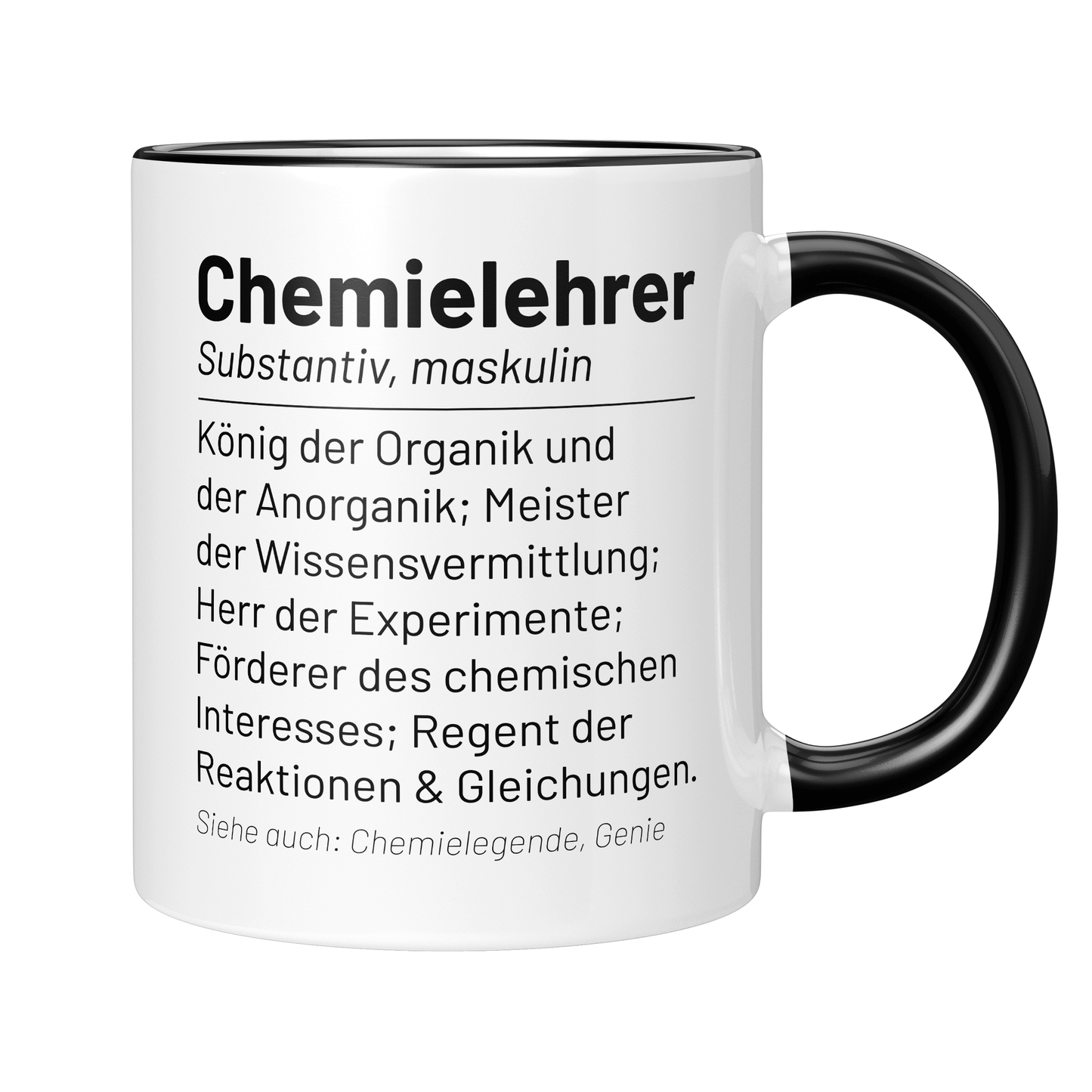 Chemielehrer Tasse - Wörterbuch: Chemielehrer