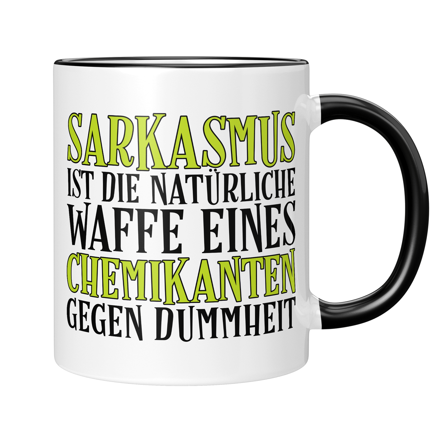 Chemikant Tasse Sarkasmus eines Chemikanten