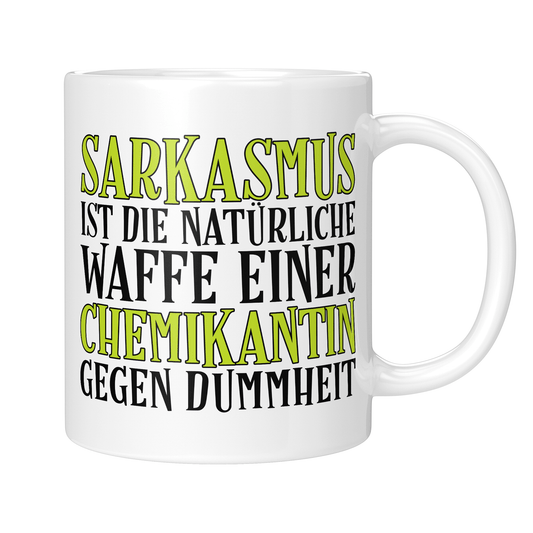 Chemikant Tasse - Sarkasmus einer Chemikantin (Geschenk)