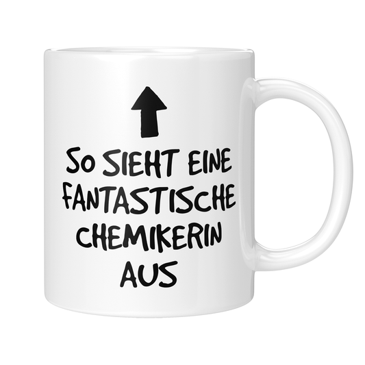 Chemiker Tasse - Fantastische Chemikerin (Chemie, Geschenk)