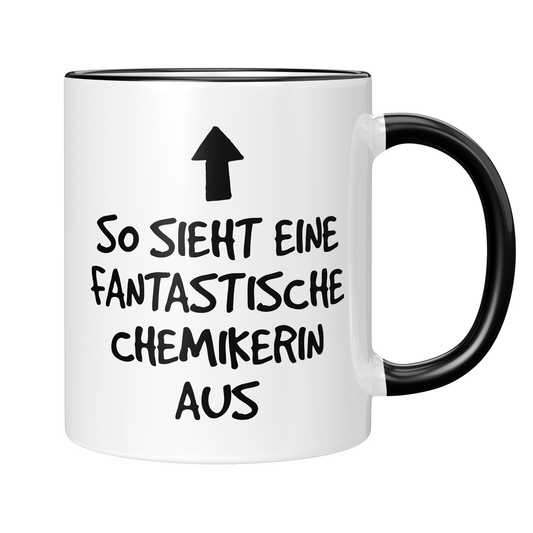 Chemiker Tasse - Fantastische Chemikerin (Chemie, Geschenk)