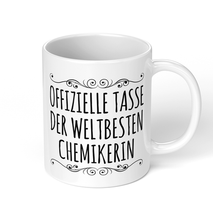 CupHaven Chemiker Tasse - Weltbeste Chemikerin - Geschenk für Chemiker, Chemikerinnen und Chemie-Fans
