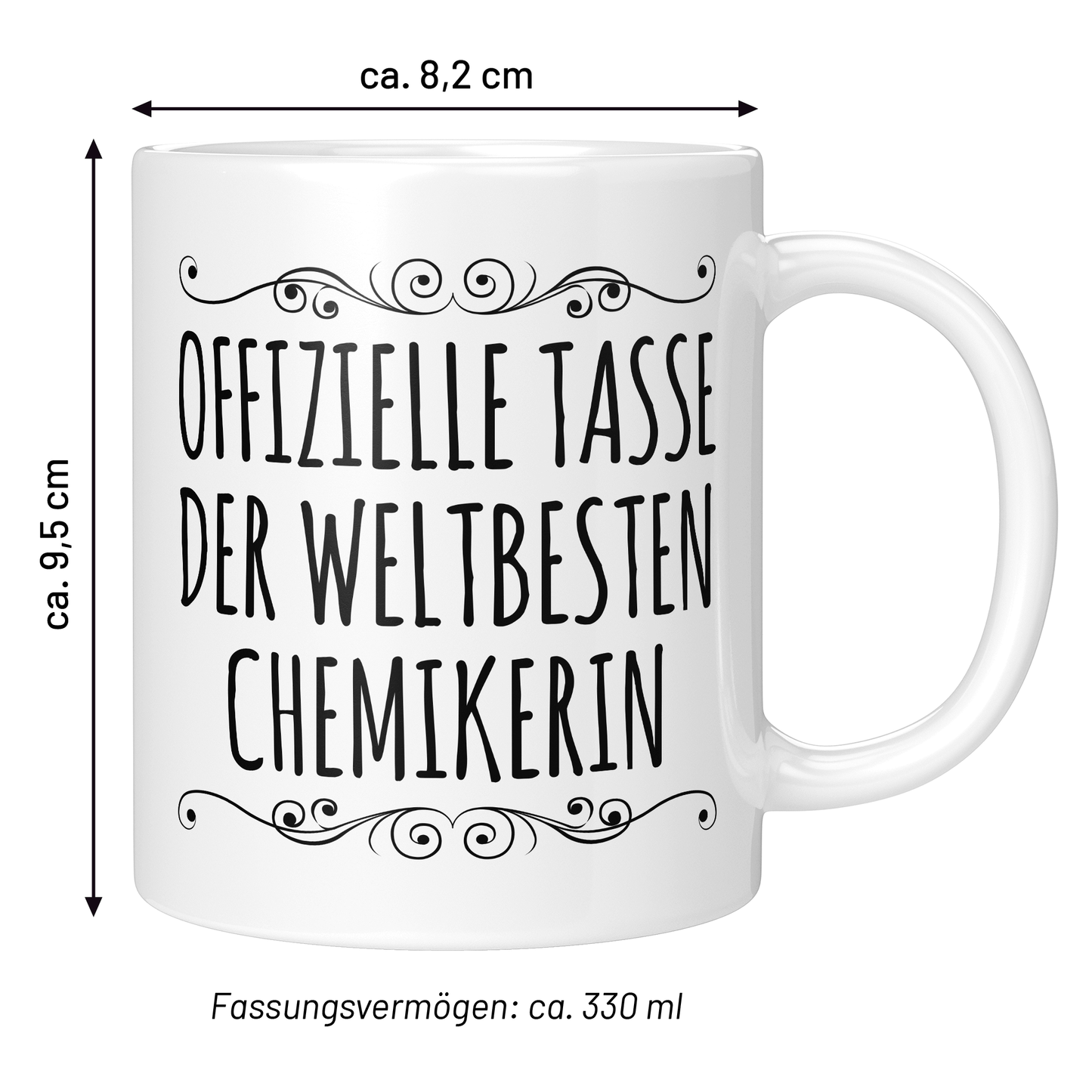 CupHaven Chemiker Tasse - Weltbeste Chemikerin - Geschenk für Chemiker, Chemikerinnen und Chemie-Fans