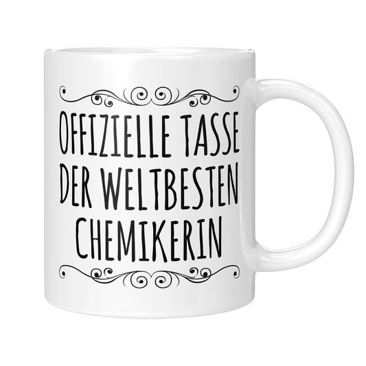Chemiker Tasse - Weltbeste Chemikerin (Chemie, Geschenk)