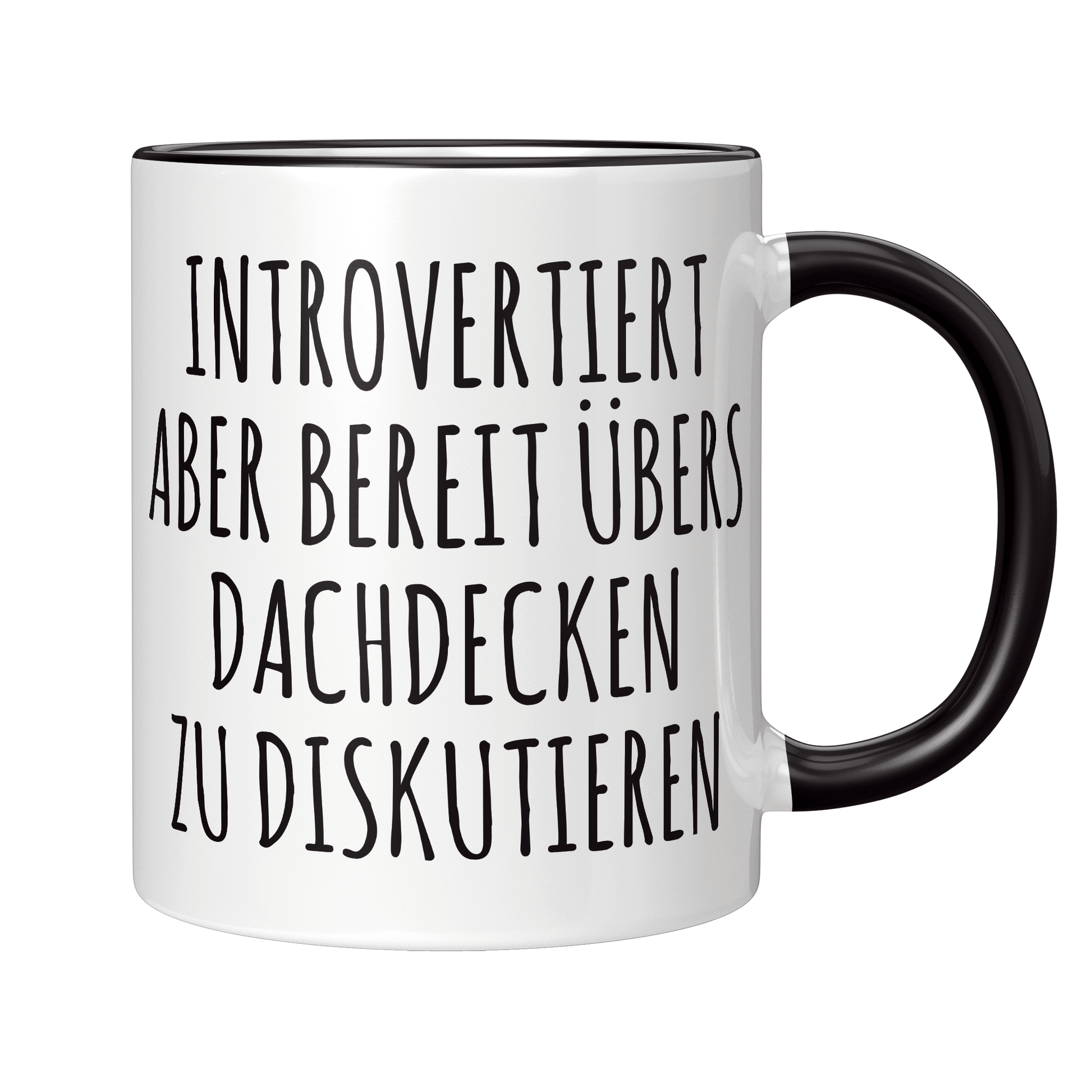 Dachdecker Tasse - Introvertierter Dachdecker (Dachdeckerin, Geschenk)