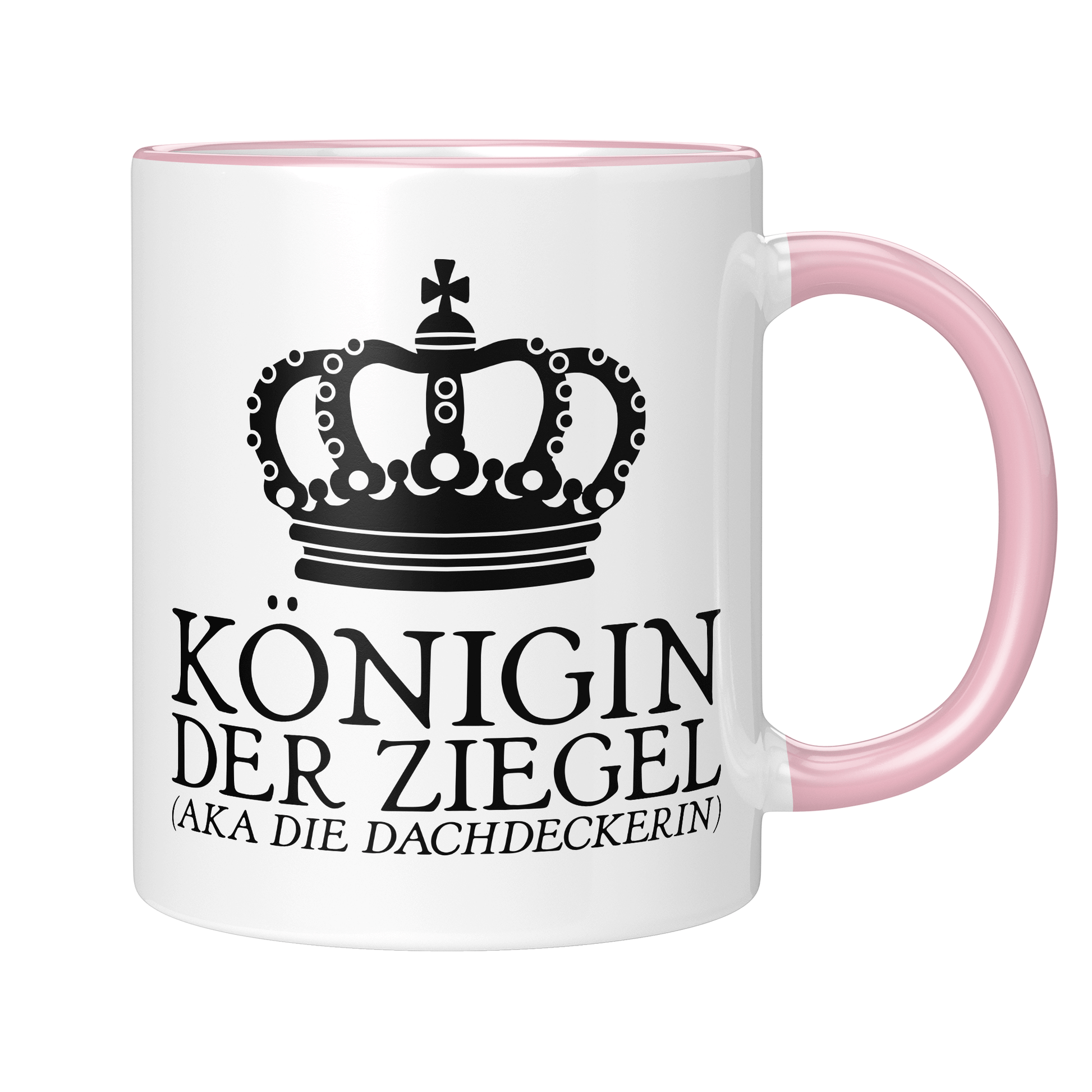 CupHaven® Dachdecker Tasse - Königin der Ziegel (aka die Dachdeckerin) - Geschenk für Dachdecker und Dachdeckerinnen