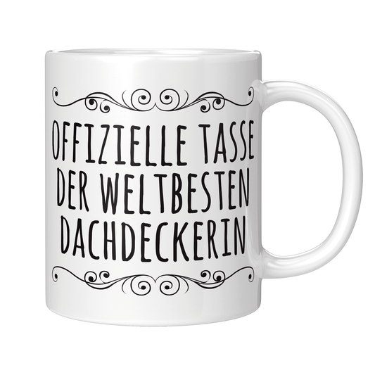 Dachdecker Tasse - Weltbeste Dachdeckerin (Geschenk)
