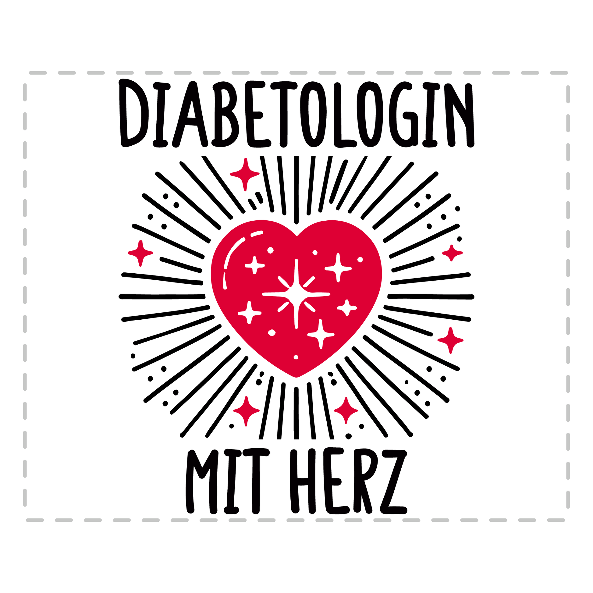 Diabetologe Tasse - Diabetologin mit Herz (Diabetologie, Geschenk)