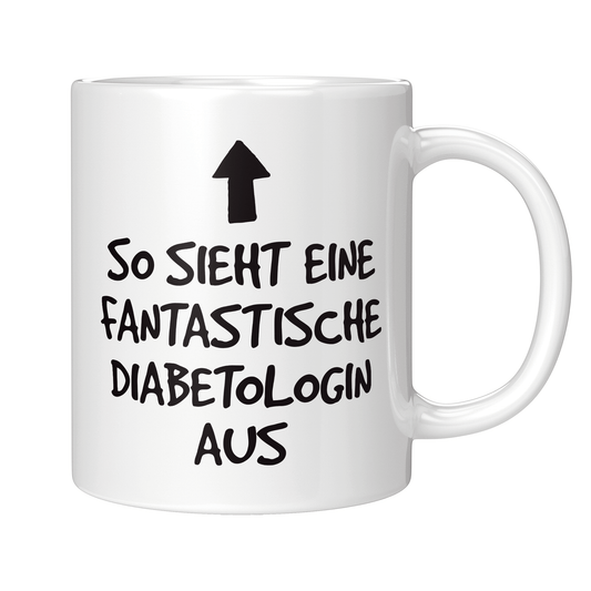 Diabetologe Tasse - Fantastische Diabetologin (Diabetologie, Geschenk)