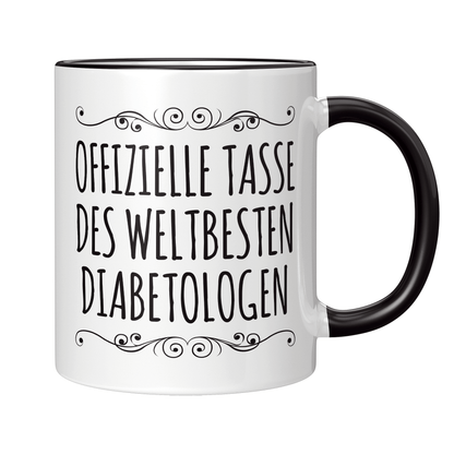 Diabetologe Tasse - Weltbester Diabetologe (Diabetologie, Diabetologin, Geschenk)