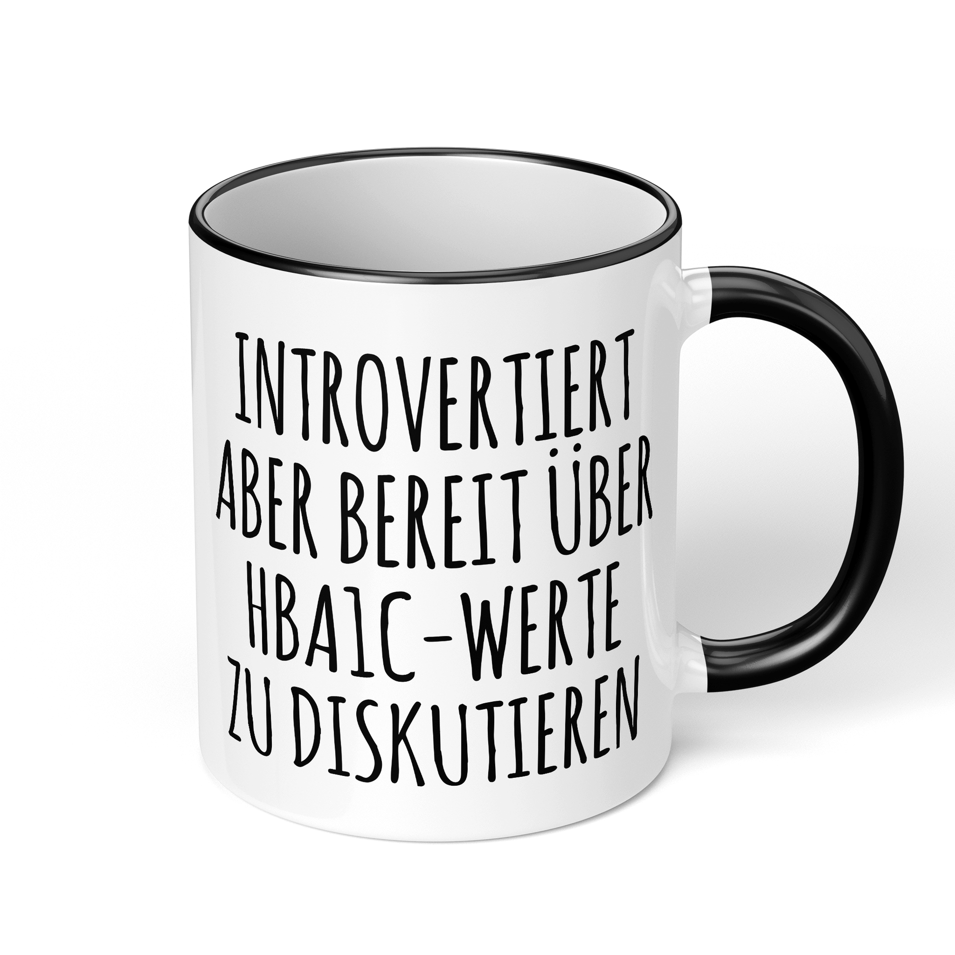 CupHaven® Diabetologie Tasse - Introvertierter Diabetologe - Geschenk für Diabetologen und Diabetologinnen