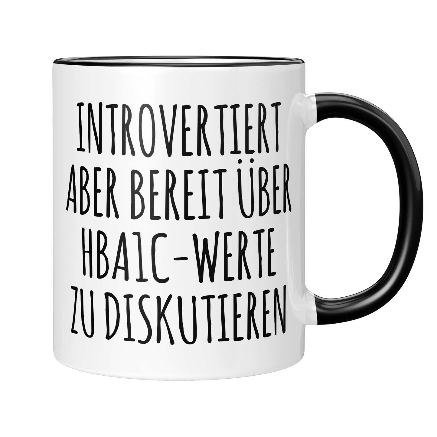 CupHaven® Diabetologie Tasse - Introvertierter Diabetologe - Geschenk für Diabetologen und Diabetologinnen