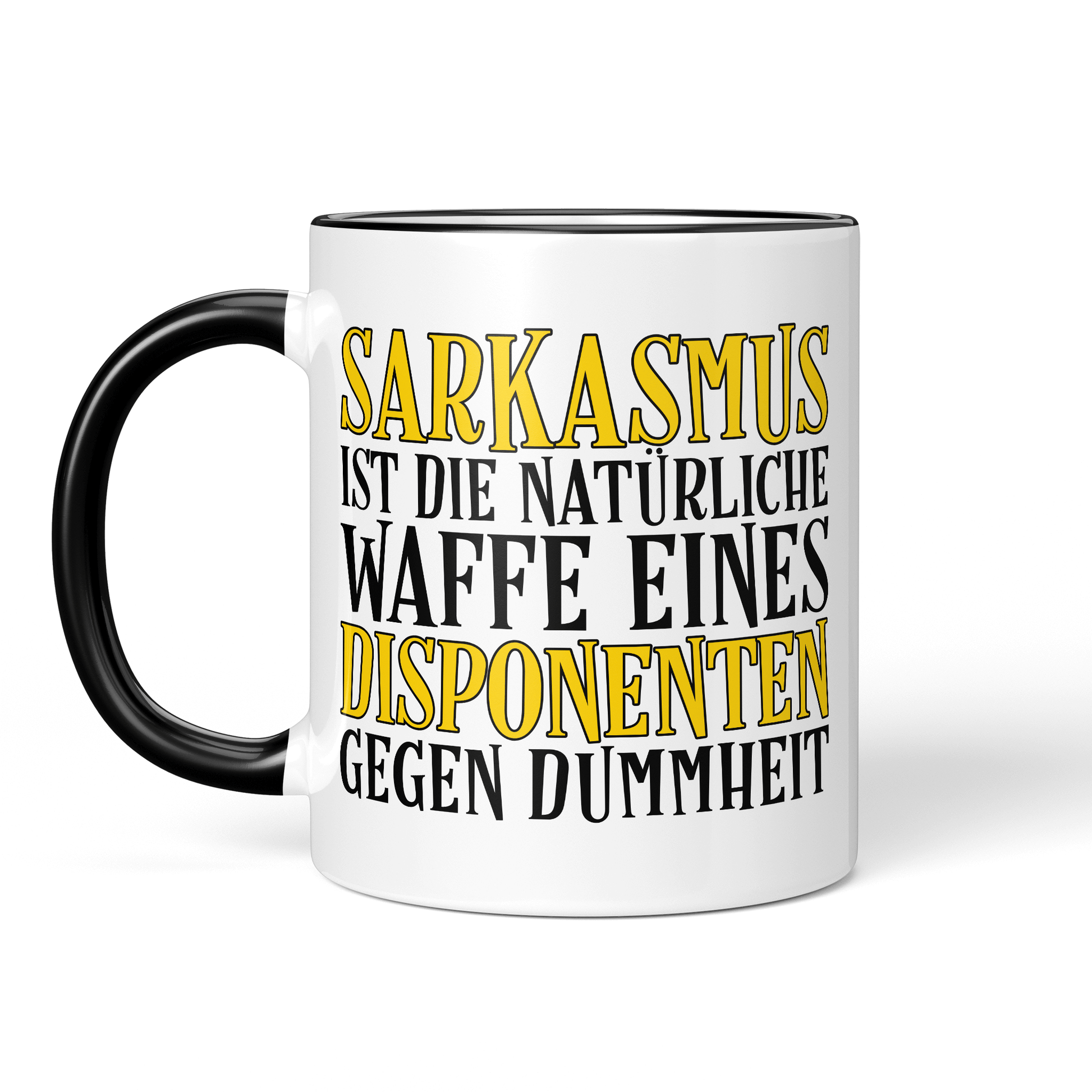 CupHaven® Disponent Tasse - Sarkasmus eines Disponenten - Geschenk für Disponenten und Disponentinnen