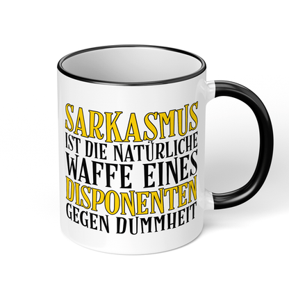 CupHaven® Disponent Tasse - Sarkasmus eines Disponenten - Geschenk für Disponenten und Disponentinnen