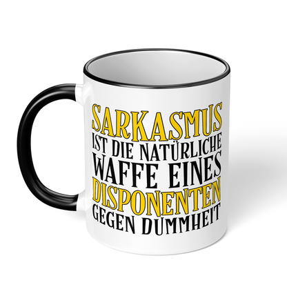 CupHaven® Disponent Tasse - Sarkasmus eines Disponenten - Geschenk für Disponenten und Disponentinnen