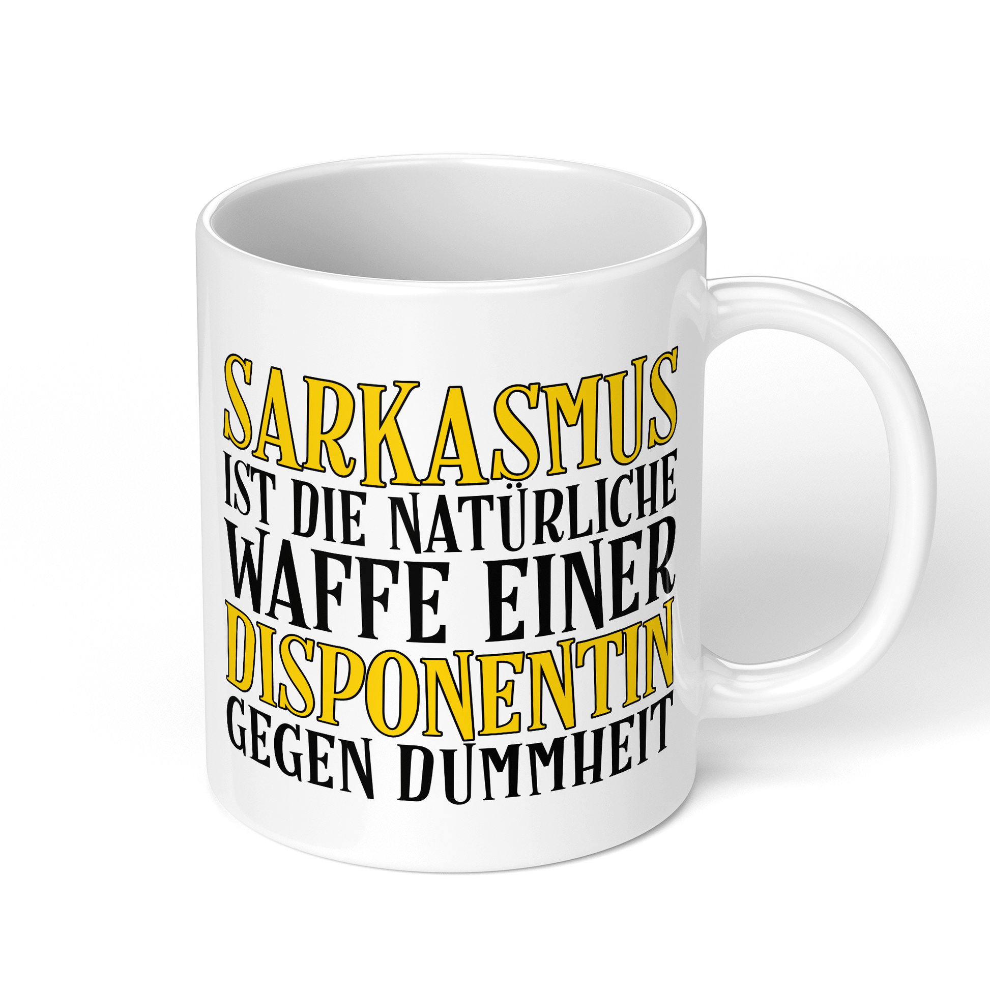 CupHaven® Disponent Tasse - Sarkasmus einer Disponentin - Geschenk für Disponenten und Disponentinnen