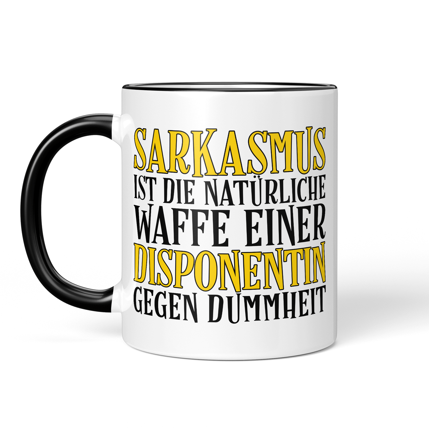 CupHaven® Disponent Tasse - Sarkasmus einer Disponentin - Geschenk für Disponenten und Disponentinnen