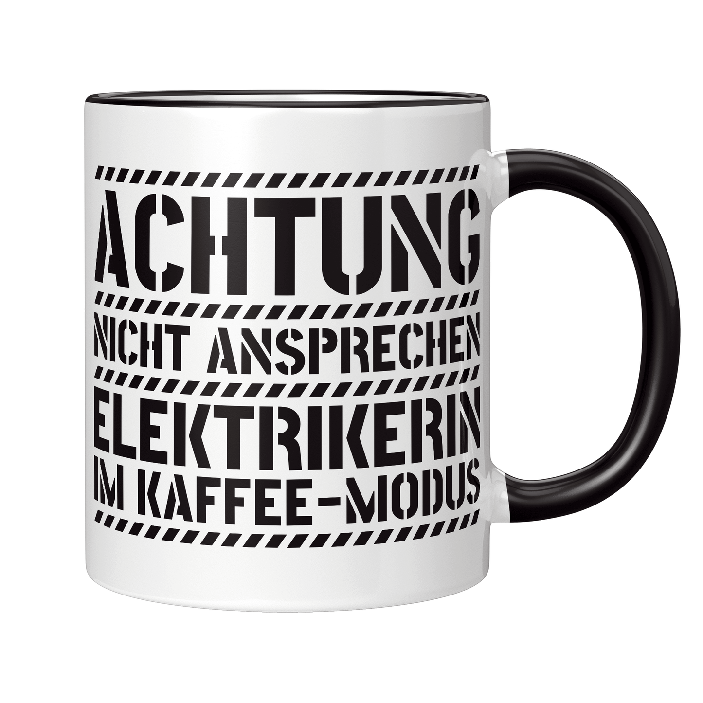Elektriker Tasse - Elektrikerin im Kaffee-Modus (Elektrik, Geschenk)