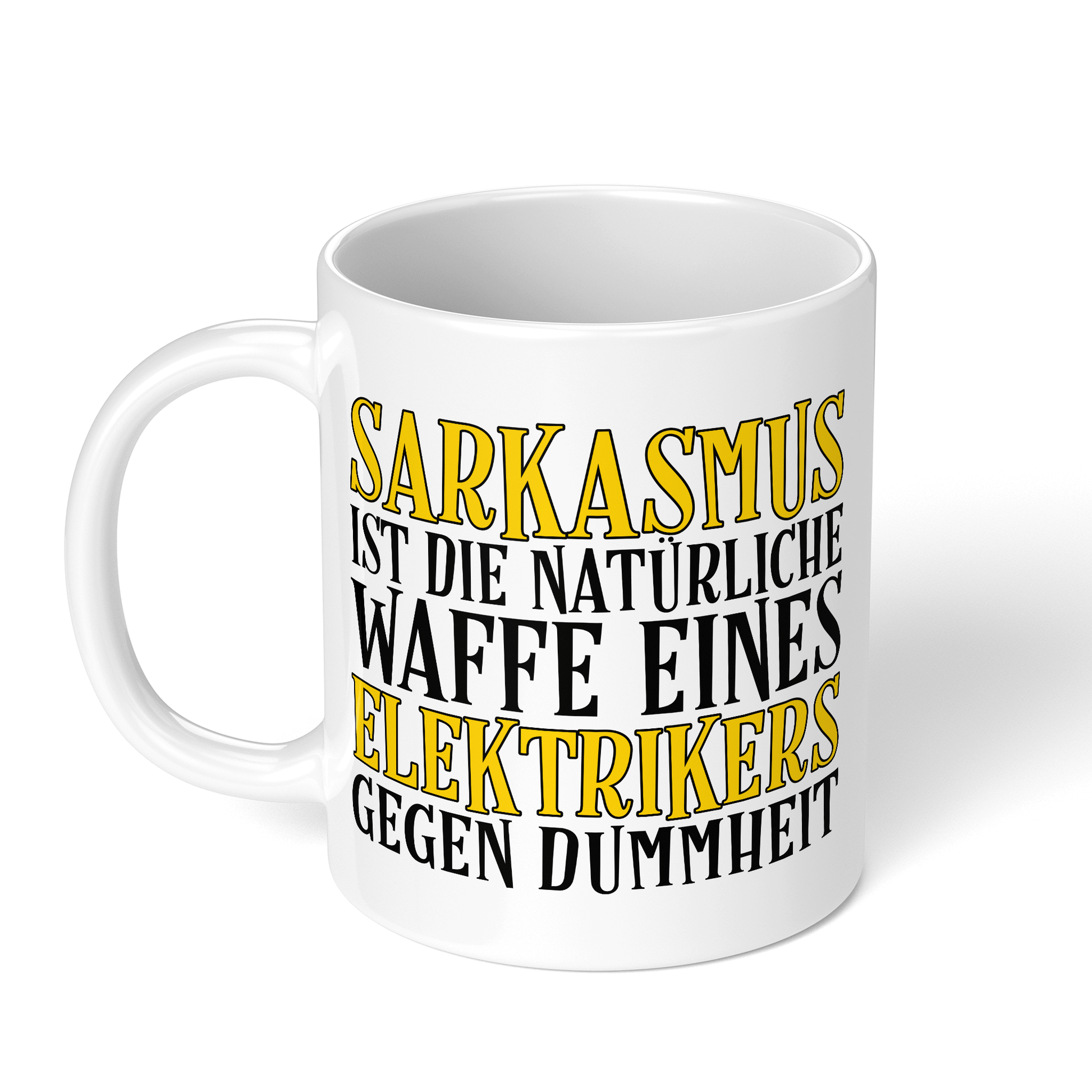 CupHaven® Elektriker Tasse - Sarkasmus eines Elektrikers - Geschenk für Elektriker und Elektrikerinnen