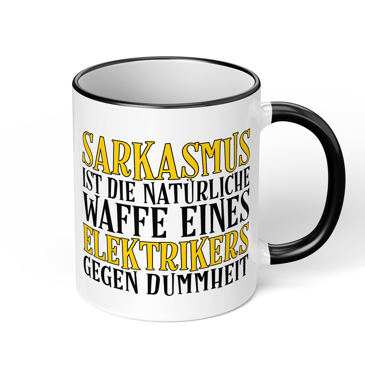 CupHaven® Elektriker Tasse - Sarkasmus eines Elektrikers - Geschenk für Elektriker und Elektrikerinnen