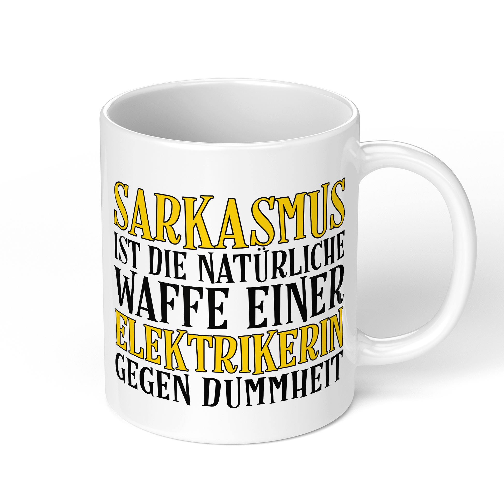CupHaven® Elektriker Tasse - Sarkasmus einer Elektrikerin - Geschenk für Elektriker und Elektrikerinnen