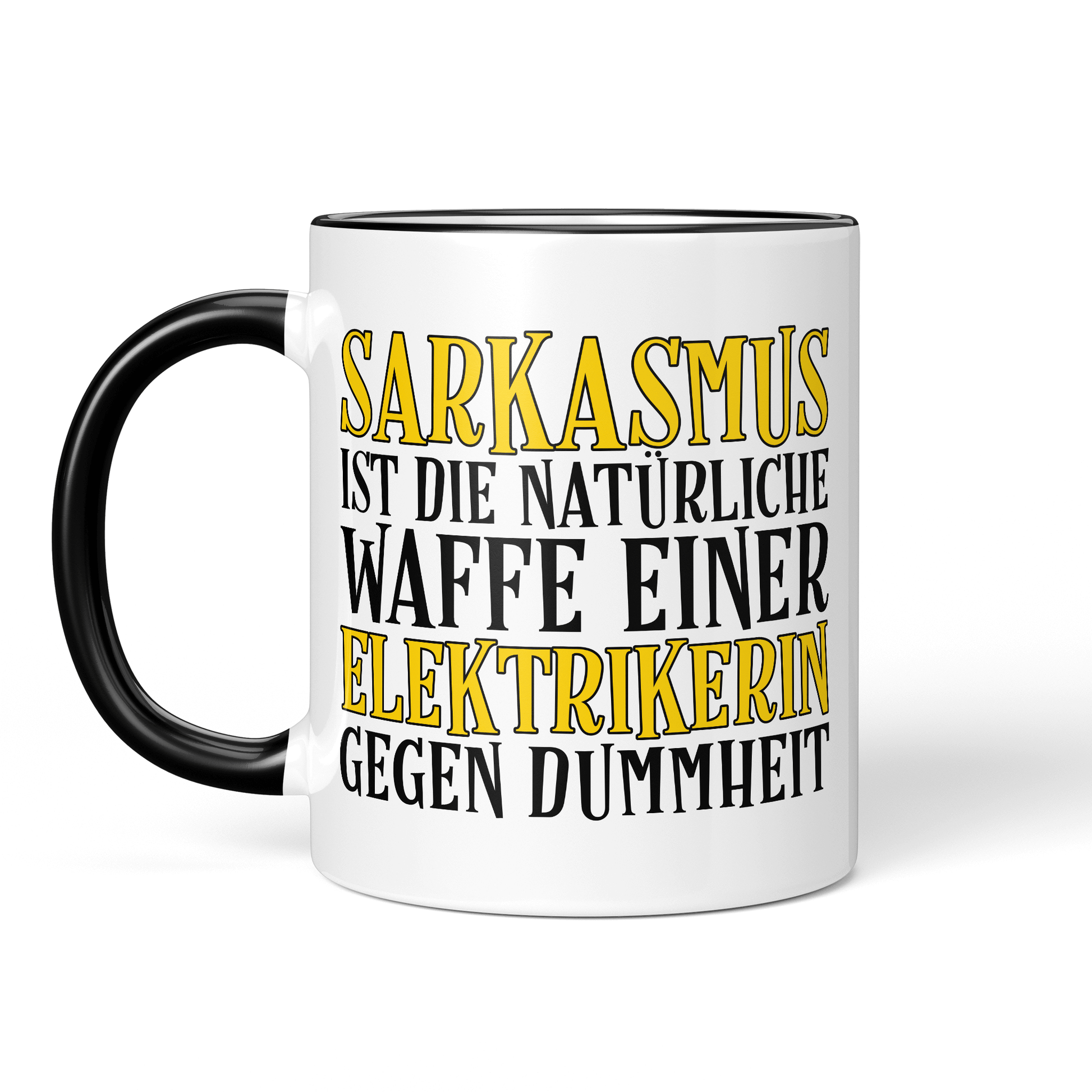 CupHaven® Elektriker Tasse - Sarkasmus einer Elektrikerin - Geschenk für Elektriker und Elektrikerinnen