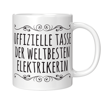 Elektriker Tasse Weltbeste Elektrikerin