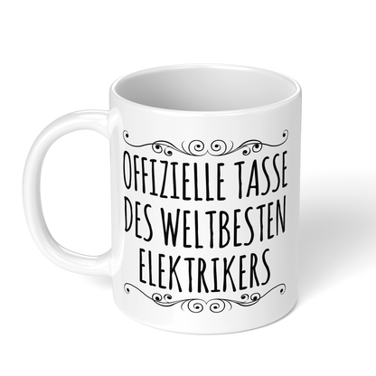 CupHaven® Elektriker Tasse - Weltbester Elektriker - Geschenk für Elektriker und Elektrikerinnen