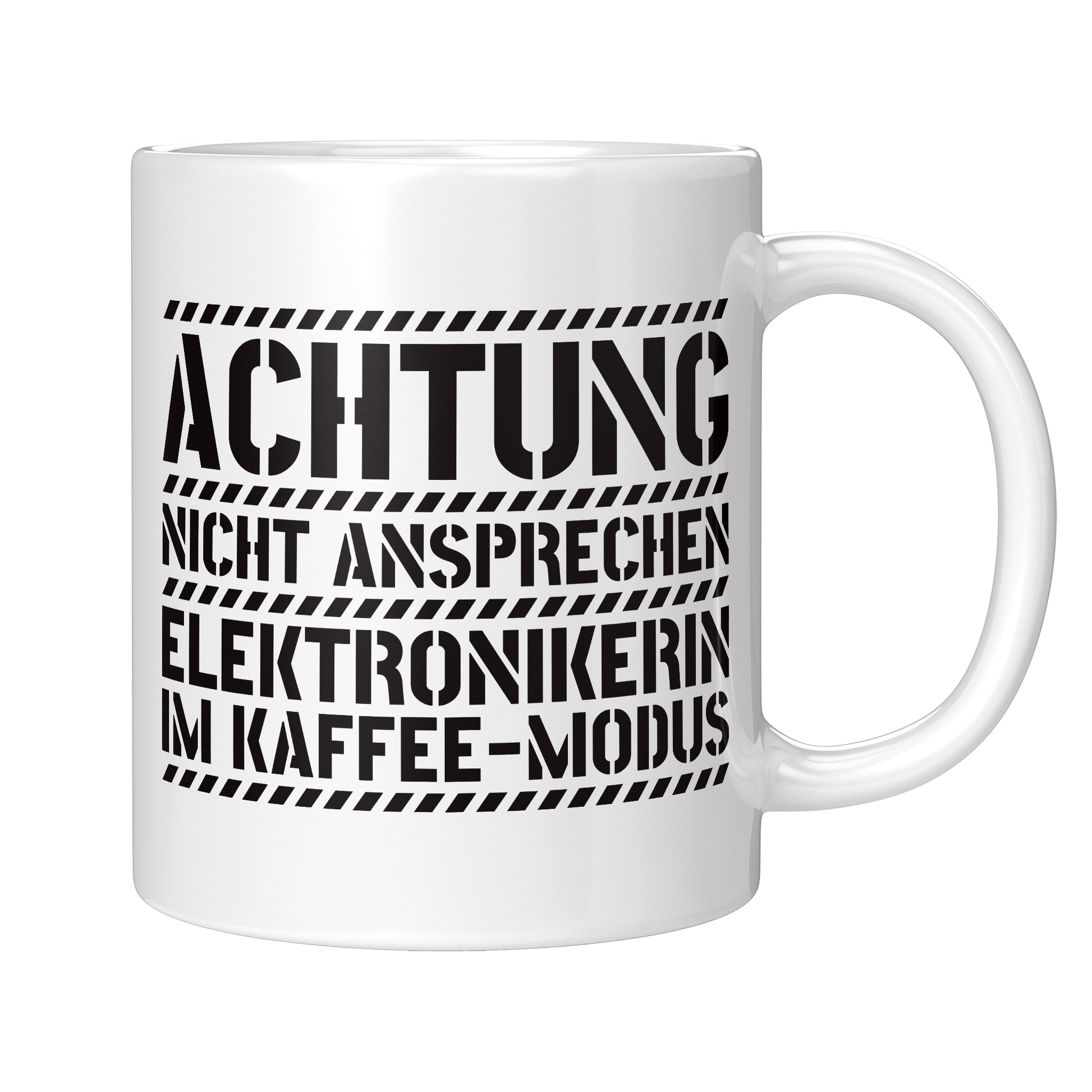 Elektroniker Tasse - Elektronikerin im Kaffee-Modus (Geschenk)