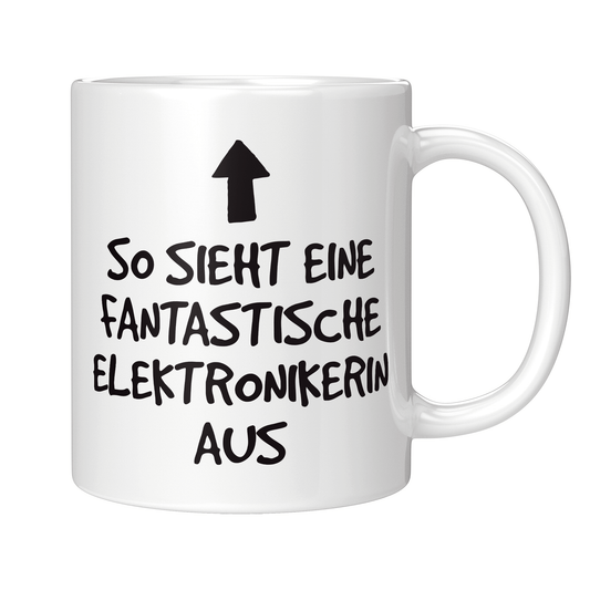 Elektroniker Tasse - Fantastische Elektronikerin (Geschenk)