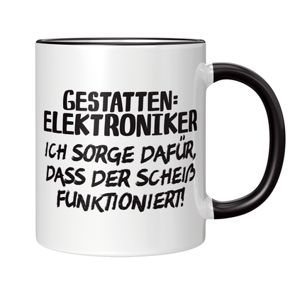 Elektroniker Tasse - Gestatten: Elektroniker (Elektronikerin, Geschenk)