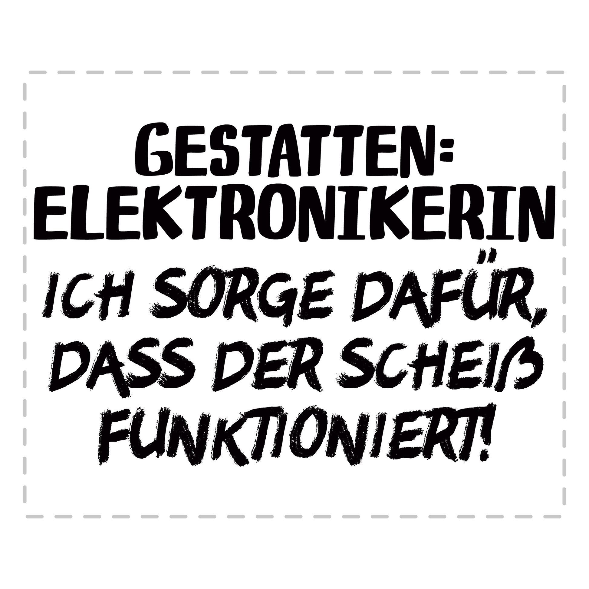 Elektroniker Tasse - Gestatten: Elektronikerin (Geschenk)