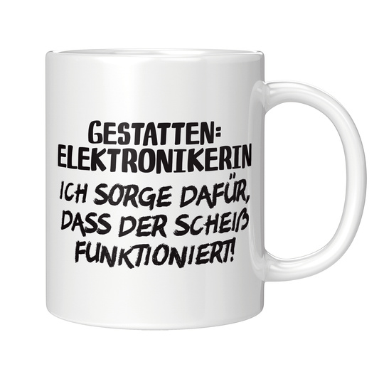 Elektroniker Tasse - Gestatten: Elektronikerin (Geschenk)