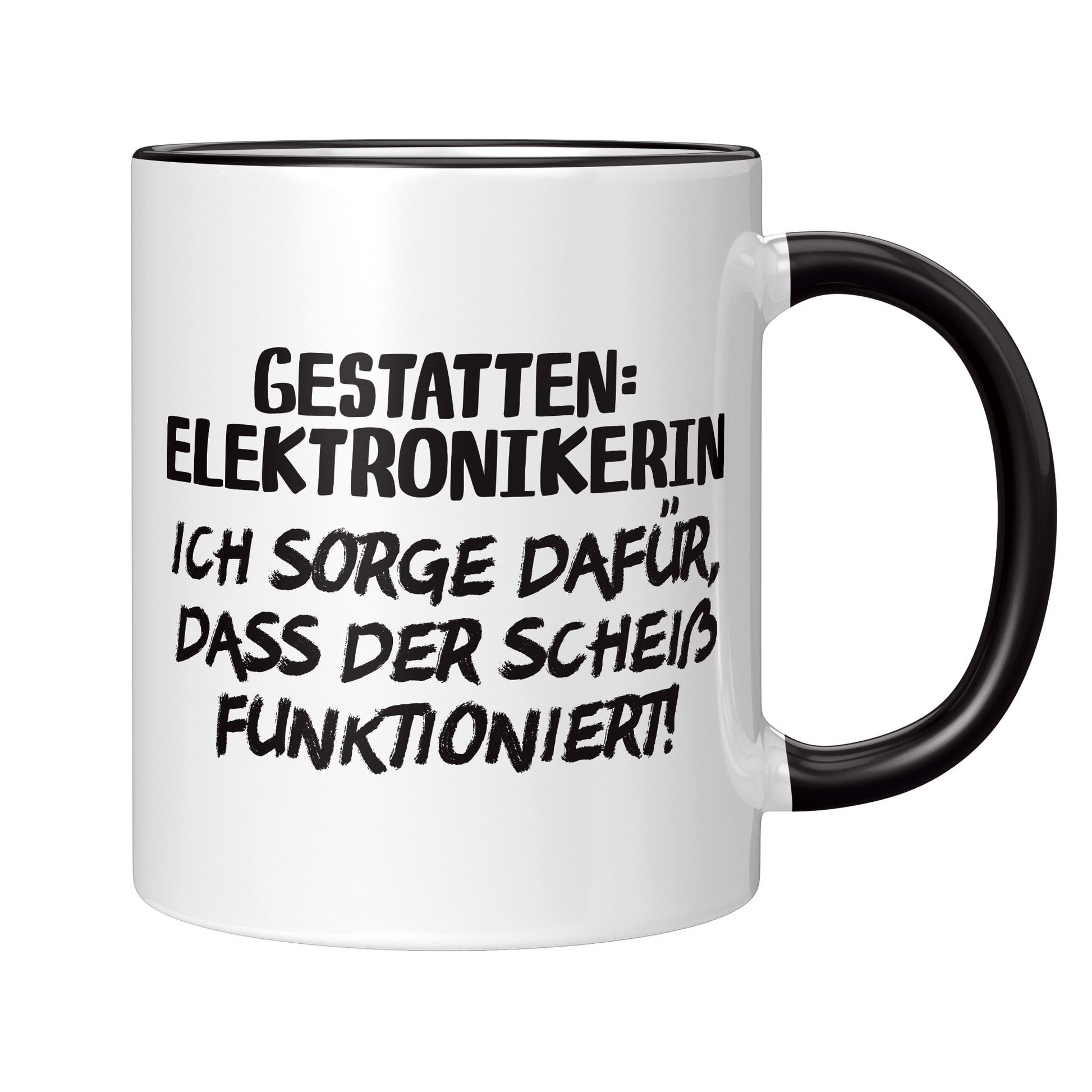 Elektroniker Tasse - Gestatten: Elektronikerin (Geschenk)