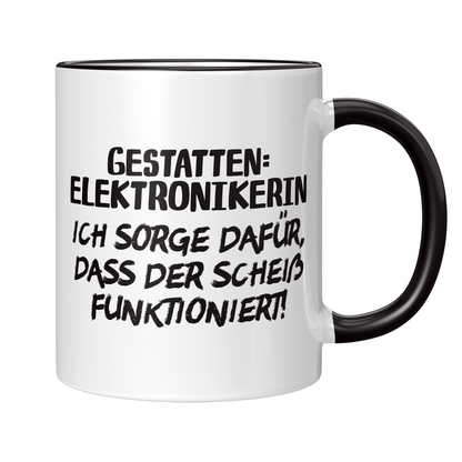 Elektroniker Tasse - Gestatten: Elektronikerin (Geschenk)