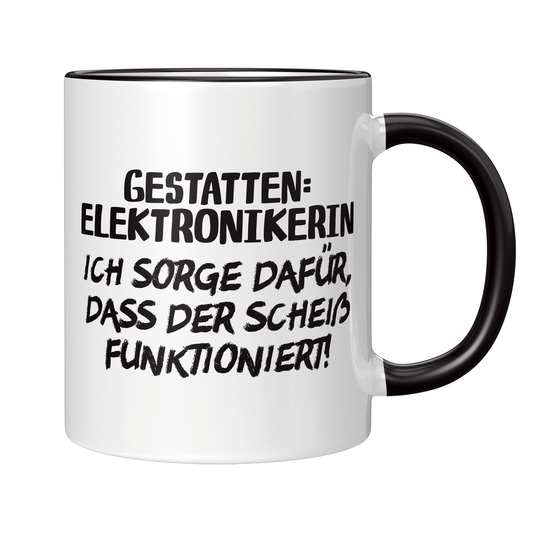 Elektroniker Tasse - Gestatten: Elektronikerin (Geschenk)