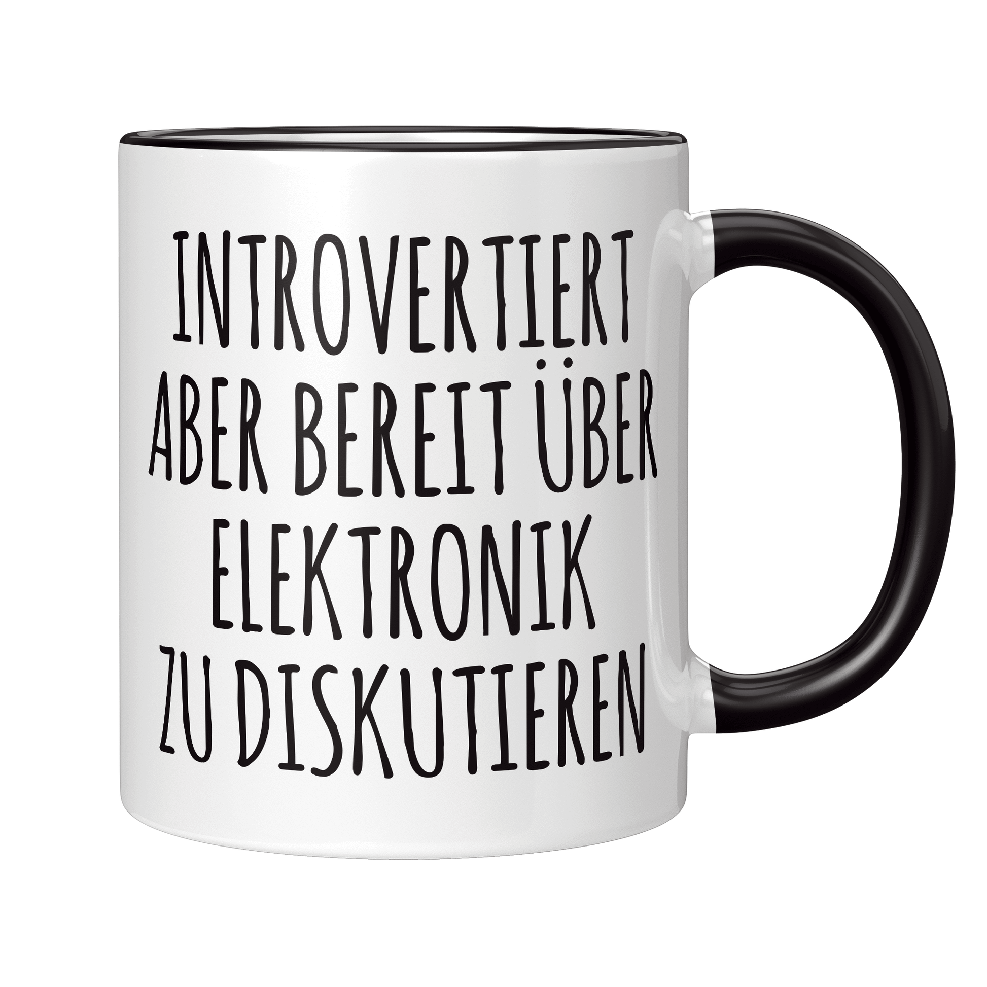 Elektroniker Tasse - Introvertierter Elektroniker (Elektronikerin, Geschenk)