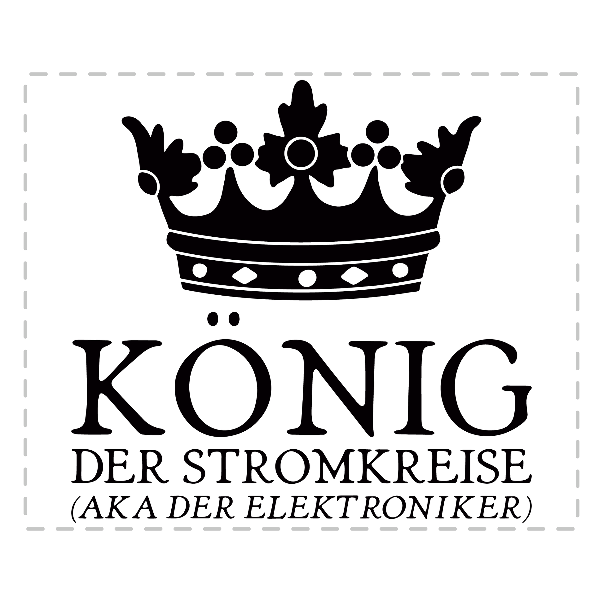 Elektroniker Tasse - König der Stromkreise aka der Elektroniker (Elektronikerin, Geschenk)