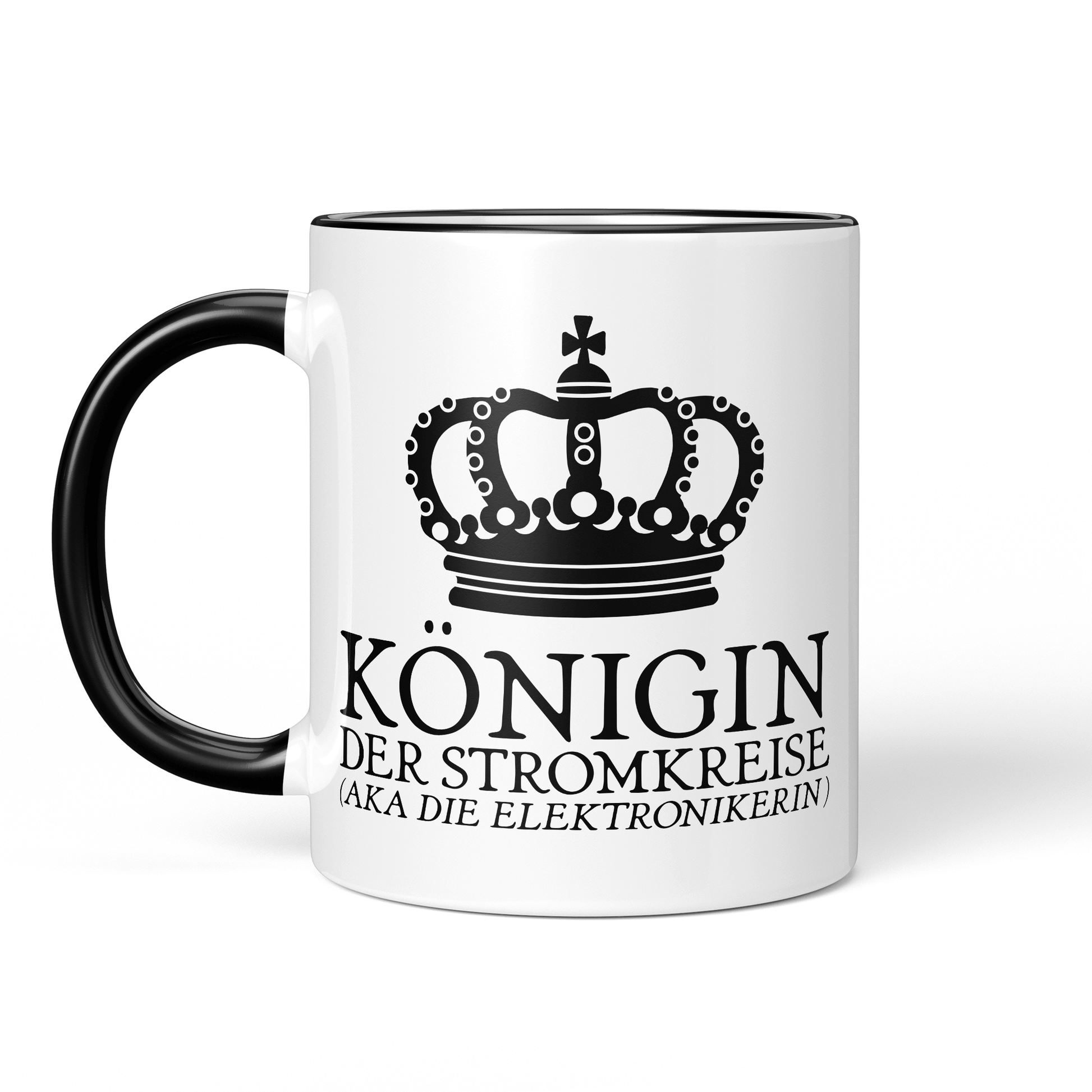 CupHaven® Elektroniker Tasse - Königin der Stromkreise (aka die Elektronikerin) - Geschenk für Elektroniker und Elektronikerinnen