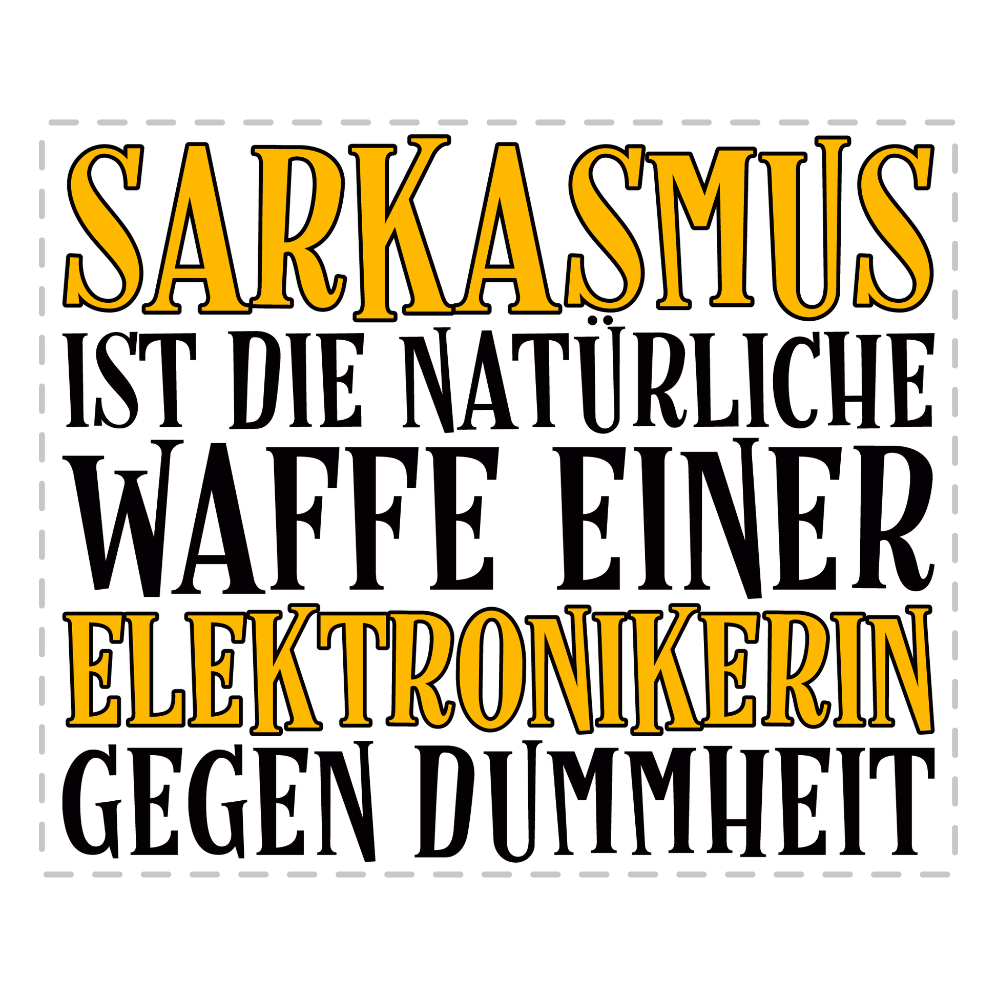 Elektroniker Tasse - Sarkasmus einer Elektronikerin (Geschenk)