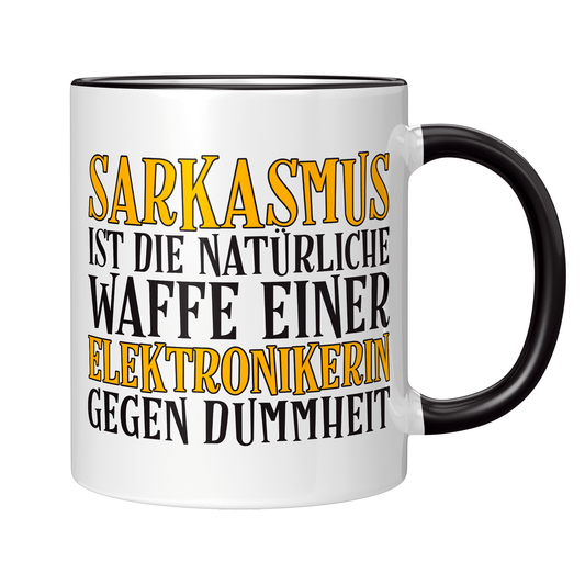 Elektroniker Tasse - Sarkasmus einer Elektronikerin (Geschenk)