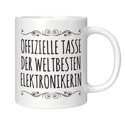 Elektroniker Tasse - Weltbeste Elektronikerin (Geschenk)