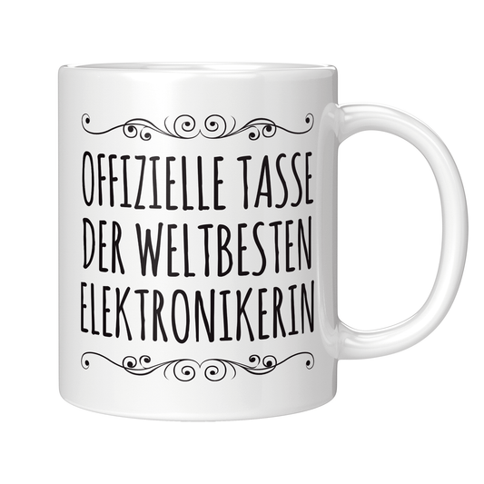 Elektroniker Tasse - Weltbeste Elektronikerin (Geschenk)