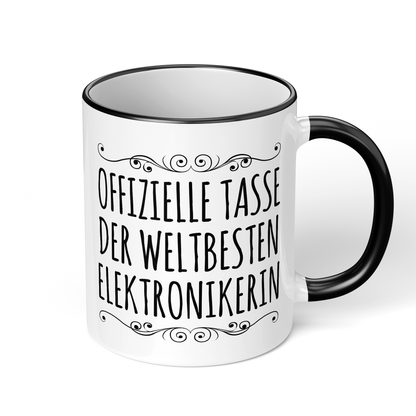 CupHaven® Elektroniker Tasse - Weltbeste Elektronikerin - Geschenk für Elektroniker und Elektronikerinnen