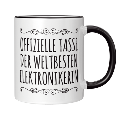 Elektroniker Tasse - Weltbeste Elektronikerin (Geschenk)