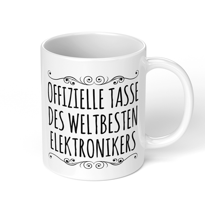CupHaven® Elektroniker Tasse - Weltbester Elektroniker - Geschenk für Elektroniker und Elektronikerinnen