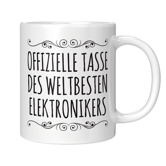 Elektroniker Tasse - Weltbester Elektroniker (Elektronikerin, Geschenk)