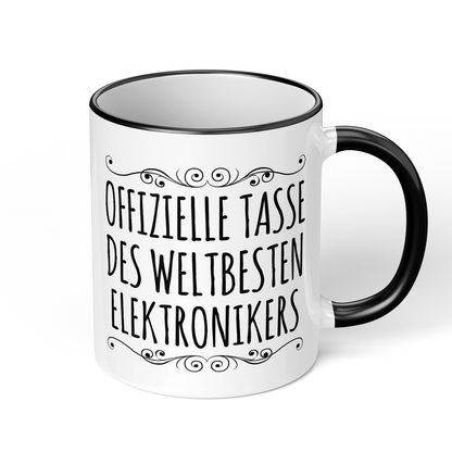 CupHaven® Elektroniker Tasse - Weltbester Elektroniker - Geschenk für Elektroniker und Elektronikerinnen