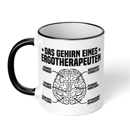 CupHaven® Ergotherapie Tasse - Das Gehirn eines Ergotherapeuten - Geschenk für Ergotherapeuten und Ergotherapeutinnen